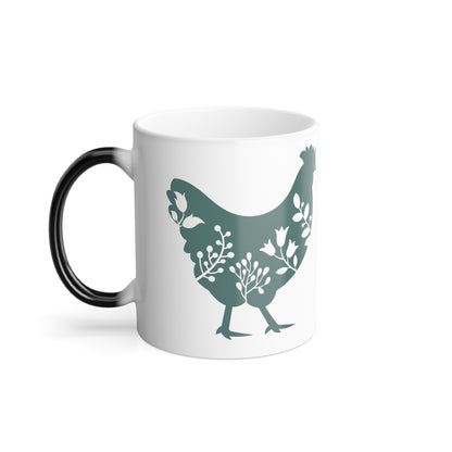 I'd rather be gardening with my peeps Color Morphing Mug